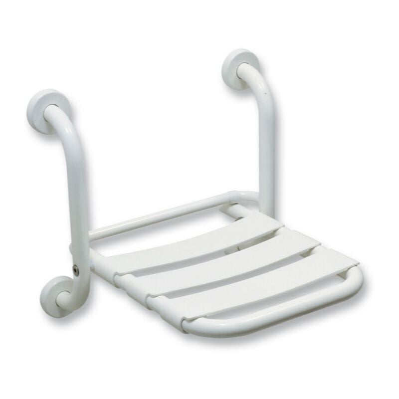 foto del prodotto sedile ribaltabile per doccia senza schienale, fissaggio a parete serie easy idral 12008 2v bianco