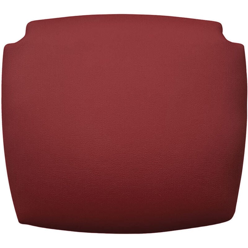 foto del prodotto sedile ricambio similpelle rosso per seggiolone e sgabelli in legno