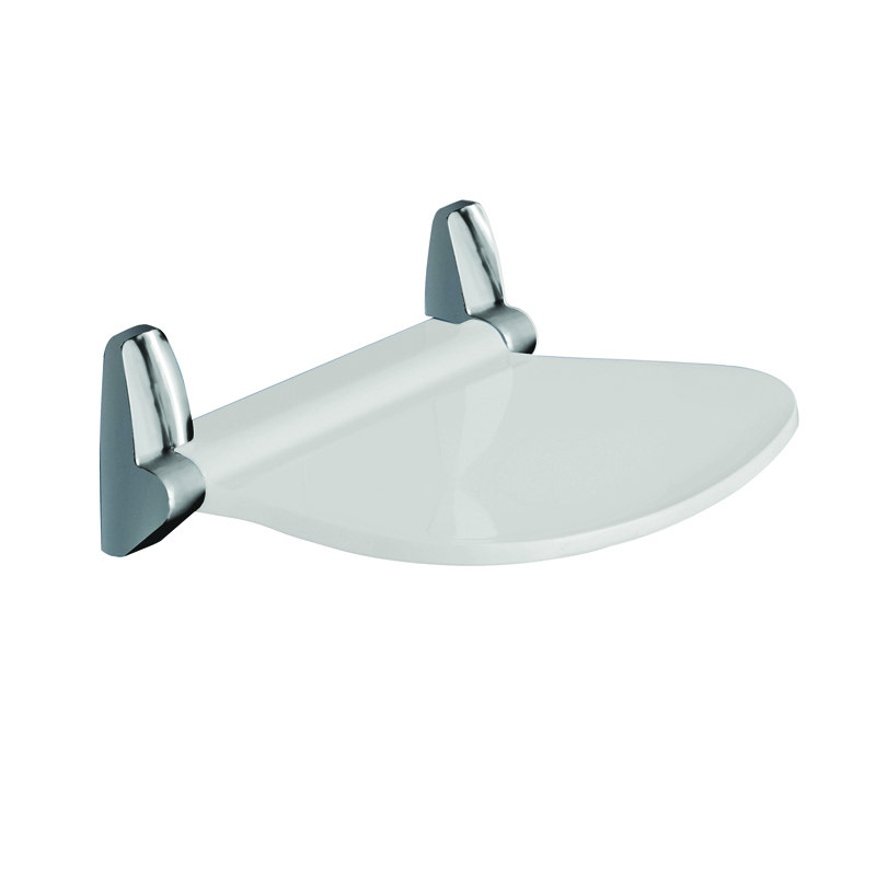 foto del prodotto sedile sound ribaltabile per doccia disabili anziani 120kg bianco cromo gedy