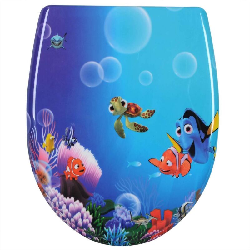 foto del prodotto sedile wc a fissaggio rapido in duroplast goldfish