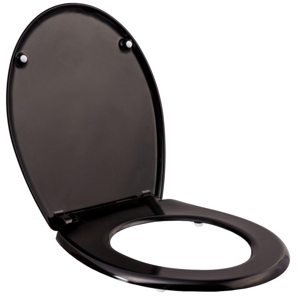 foto del prodotto sedile wc bagno bianco nero 3208035