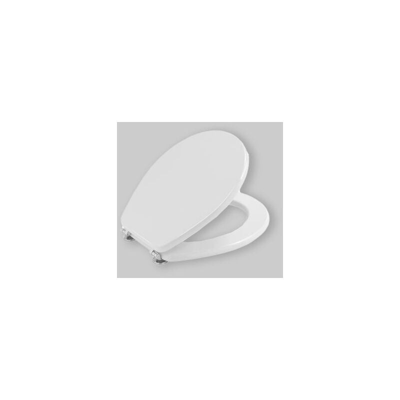 foto del prodotto sedile wc colibri mdf laccato bianco chiusura normale