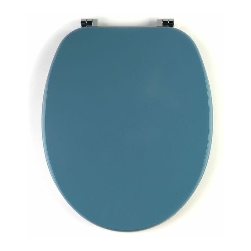 foto del prodotto sedile wc colorato bermuda dimensione universale cerniere in metallo