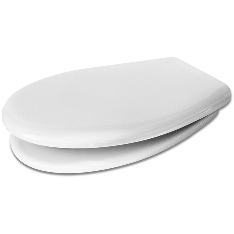 foto del prodotto sedile wc compatibile per sanitari rak serie karla in termoindurente bianco