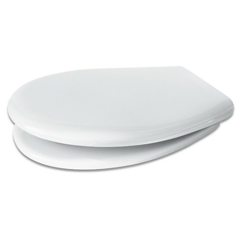 foto del prodotto sedile wc compatibile pozzi ginori serie piemontesina in termoindurente bianco