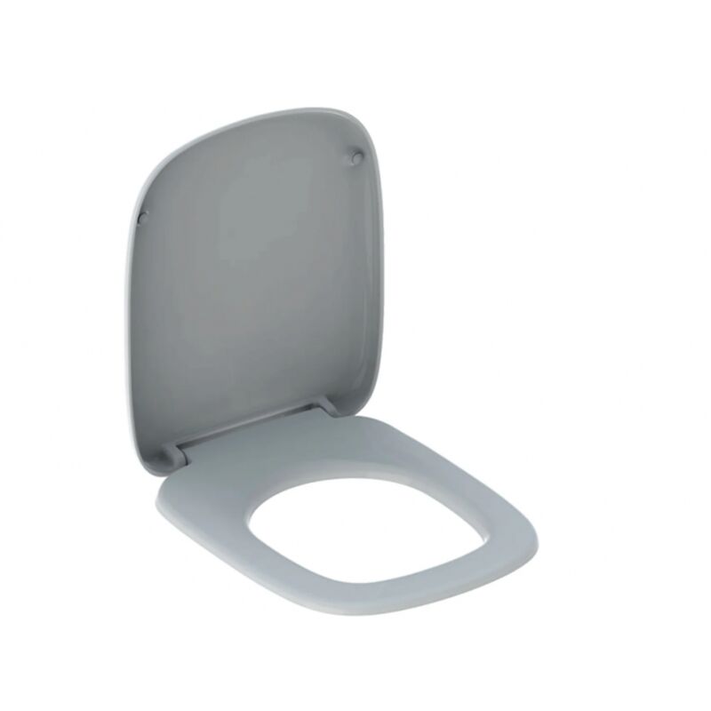 foto del prodotto sedile wc con chiusura normale bianco lucido geberit fantasia