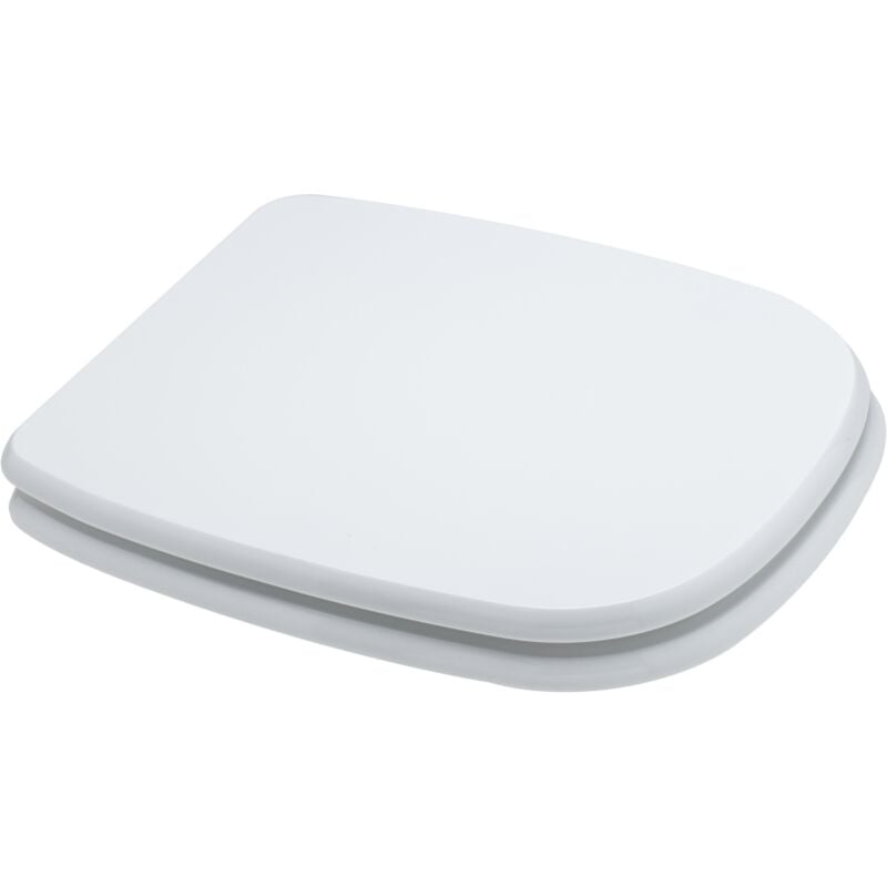 foto del prodotto sedile wc con copriwc modello alfana bianco