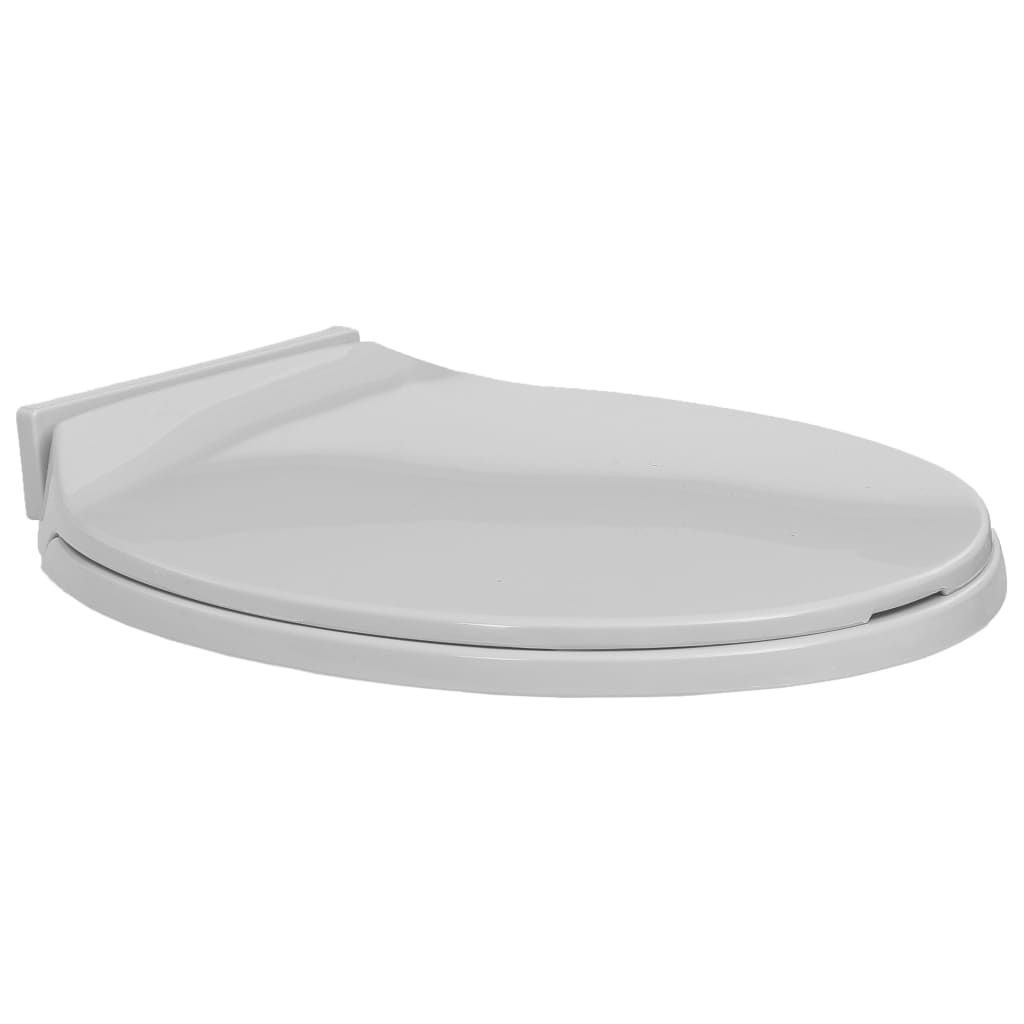 foto del prodotto sedile wc coperchio wc con chiusura ammortizzata grigio chiaro ovale 02 0002915