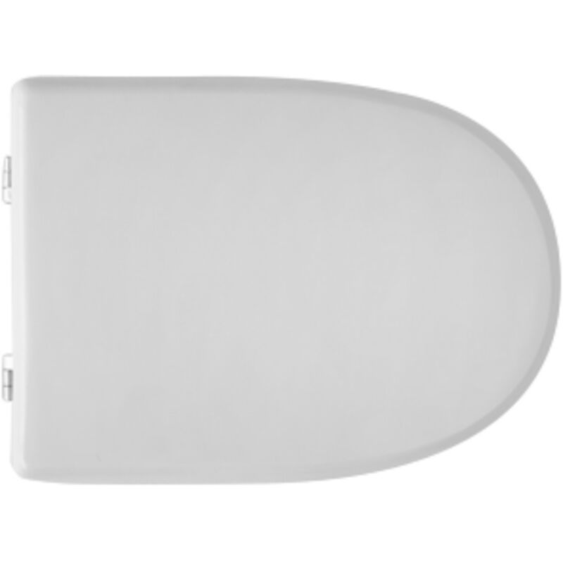foto del prodotto sedile wc coprivaso per axa vaso verbena bianco 44 x 33,5 cm copriwater con cerniere fisse in legno colato