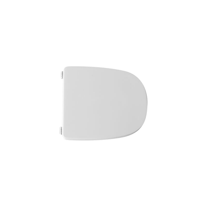 foto del prodotto sedile wc coprivaso per cesabo vaso 2000 47,7 x 37,5 cm copriwater bianco con cerniere fisse in legno colato
