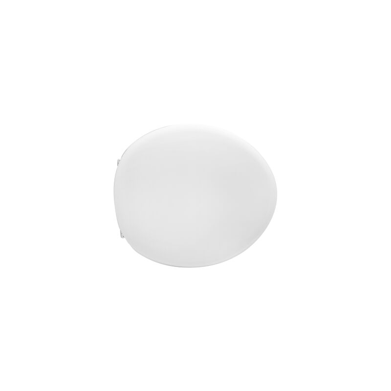 foto del prodotto sedile wc coprivaso per cesame vaso kor 40 42 x 38 cm copriwater bianco con cerniere regolabili in legno colato
