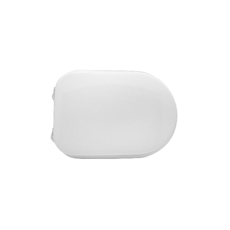 foto del prodotto sedile wc coprivaso per eos vaso astro 45-47 x 34 cm copriwater bianco con cerniere regolabili sedile in legno colato