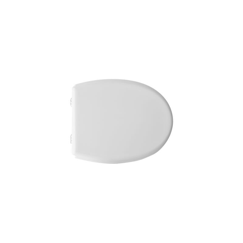 foto del prodotto sedile wc coprivaso per gsi vaso essenza 44 47 x 38 cm copriwater bianco con cerniere regolabili ad espansione e sedile in legno colato