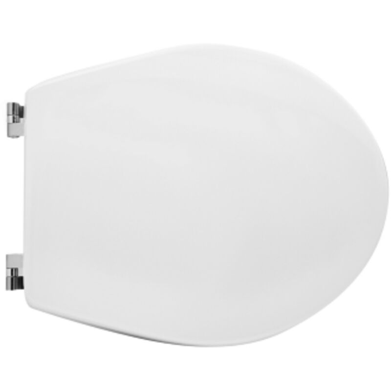 foto del prodotto sedile wc coprivaso per pozzi ginori vaso cervino 40 46 x 35,5 cm copriwater con cerniere regolabili e sedile in legno colato