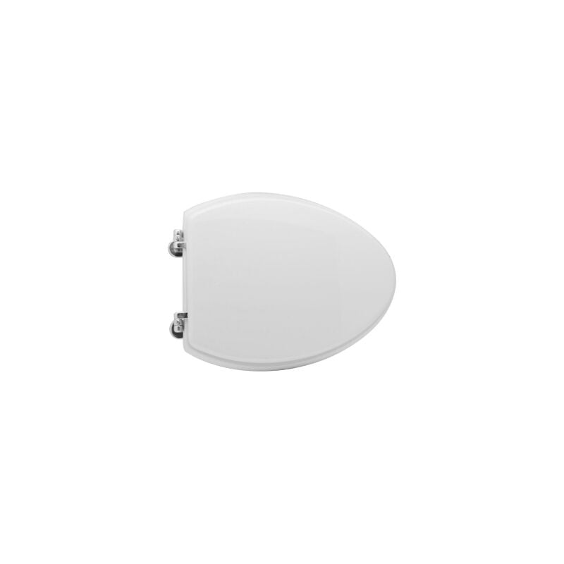 foto del prodotto sedile wc coprivaso per scala vaso spazio 44 46,5 x 36 cm copriwater con cerniere regolabili e sedile in legno colato