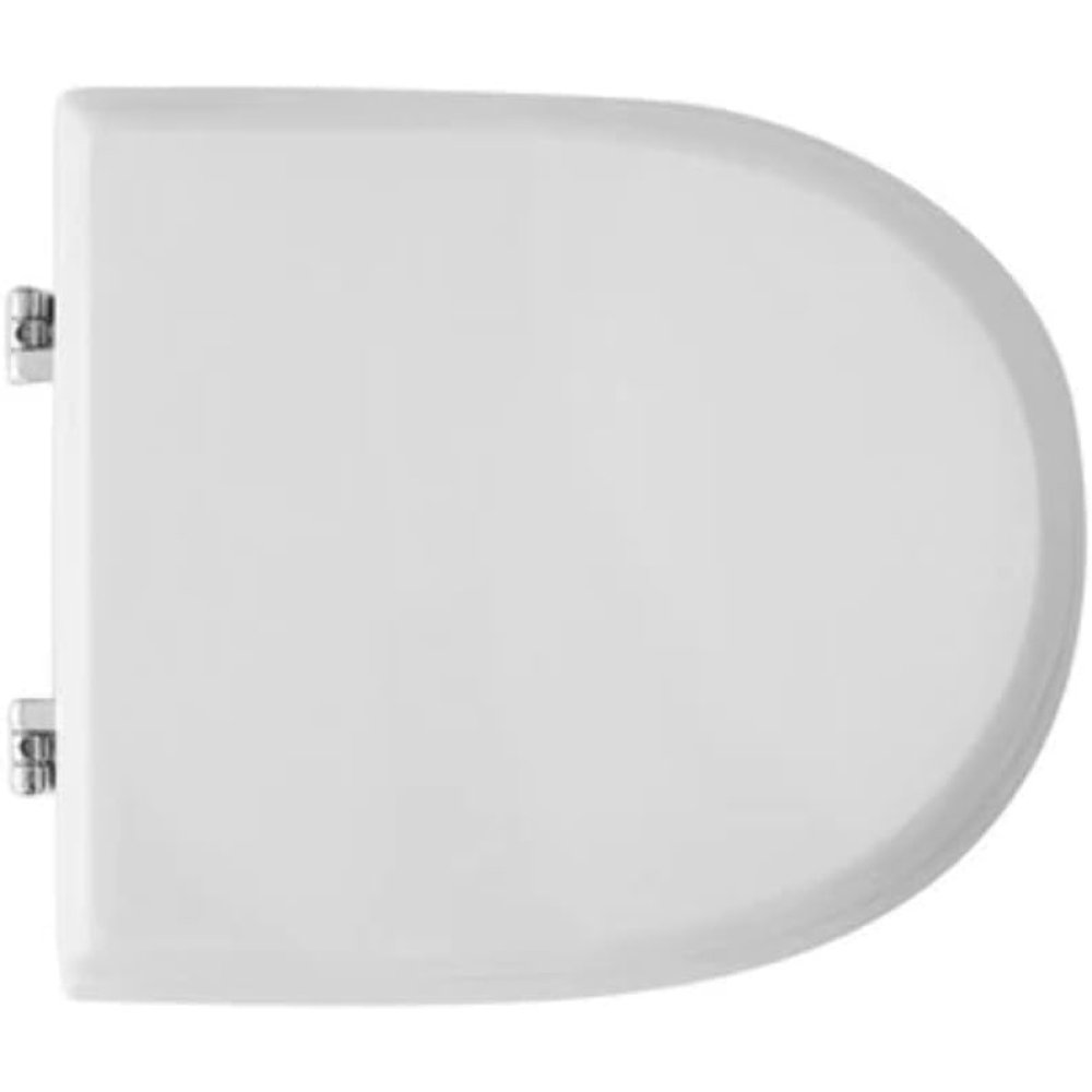 foto del prodotto sedile wc coprivaso per senesi vaso mizar 40 x 36 cm copriwater con cerniere fisse e sedile in legno colato