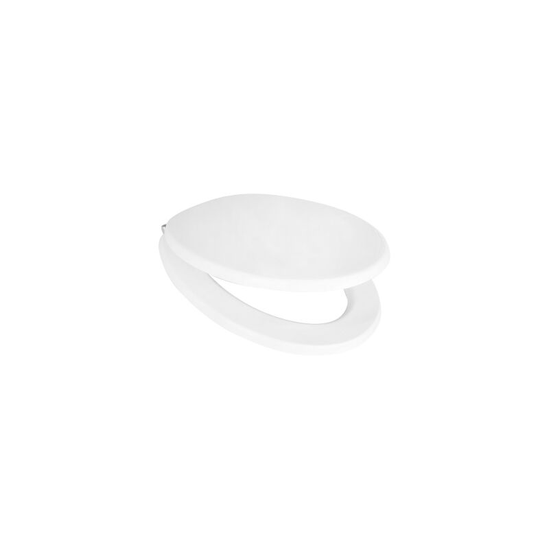 foto del prodotto sedile wc coprivaso per simas vaso eco 43 x 34,2 cm copriwater con cerniere regolabili e sedile in legno colato