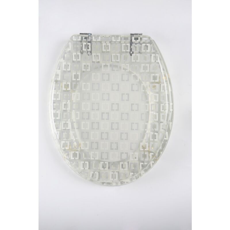 foto del prodotto sedile wc design trasparente, 41334 adob
