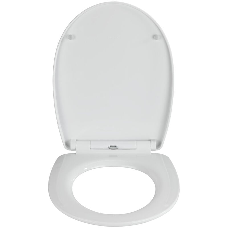 foto del prodotto sedile wc elephant con superficie in rilievo, sedile del water con chiusura automatica, fissaggio rapido, realizzato in termoplastico resistente alla