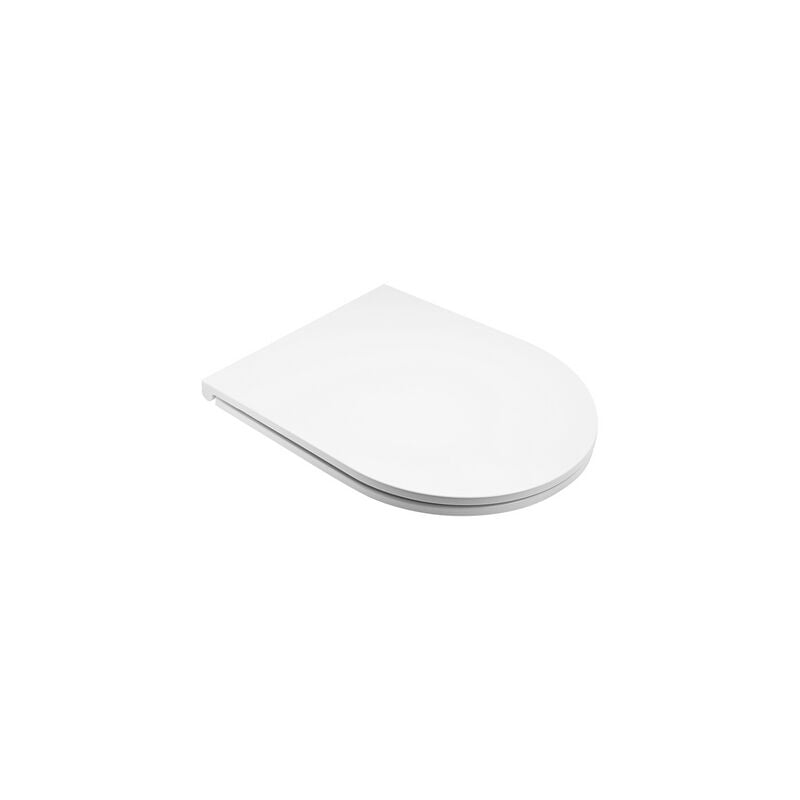 foto del prodotto sedile wc in termoindurente genziana soft closing bianco.