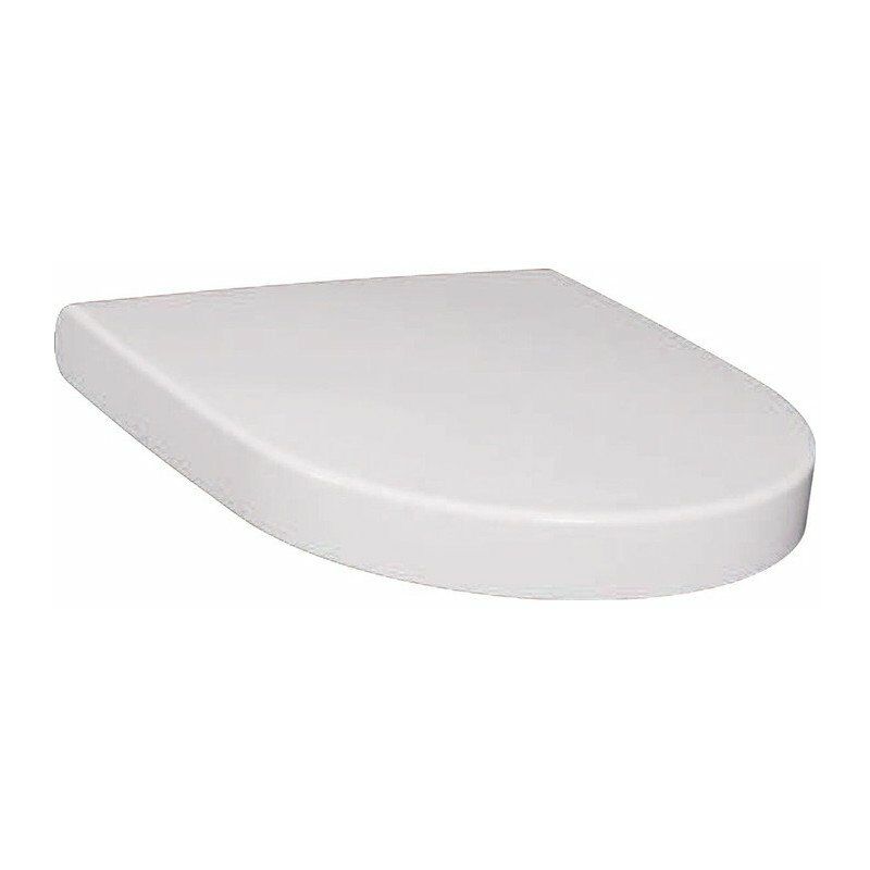 foto del prodotto sedile wc lifetime, cerniere cromate, funzione softclosing, bianco alpino villeroy boch