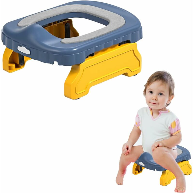 foto del prodotto sedile wc per bambini, toilette per bambini pieghevole, vasino per bambini, vasino da viaggio, vasino da viaggio pieghevole portatile, toilette da