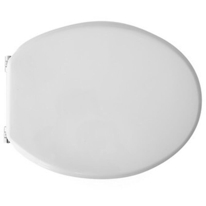 foto del prodotto sedile wc per galassia vaso ola forma 1 bianco - cerniere a passanti dh
