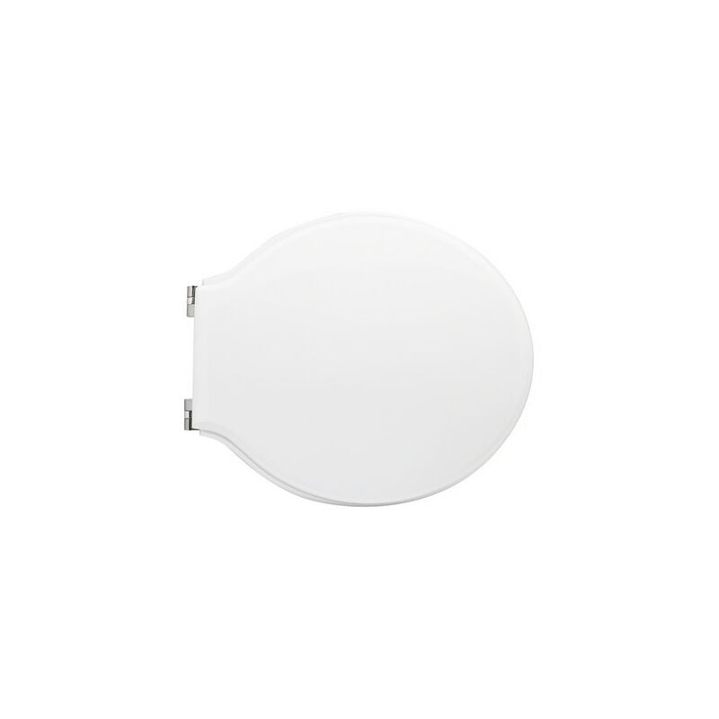 foto del prodotto sedile wc per globo vaso bowl 50 forma 2 bianco cerniere c espansione dh