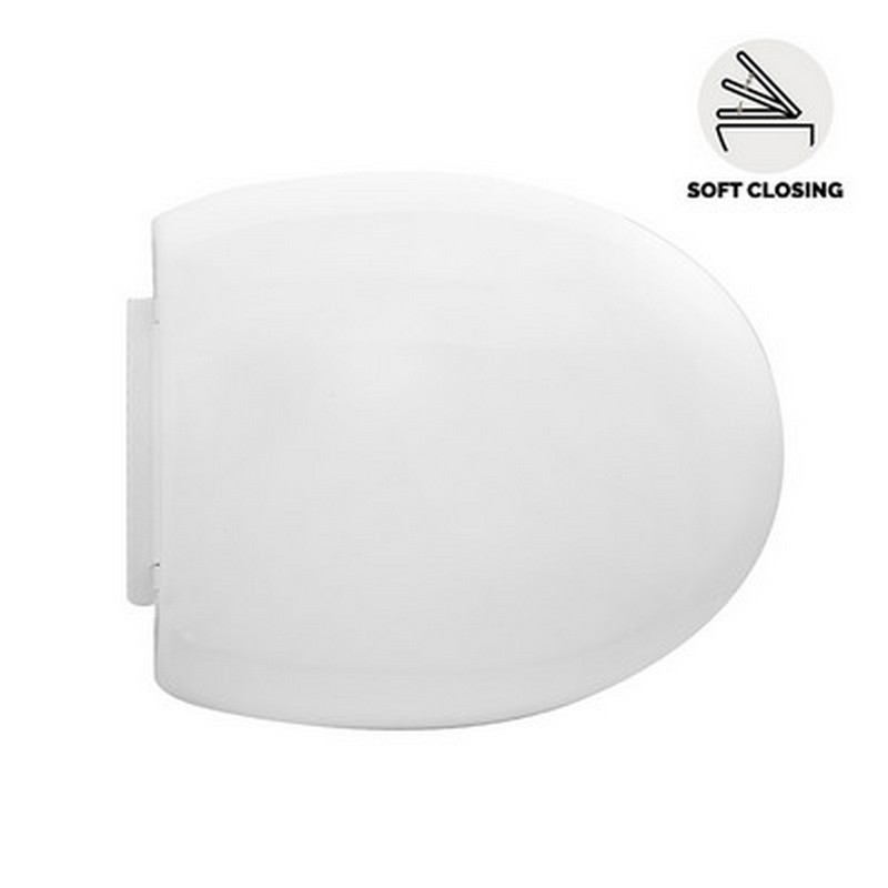 foto del prodotto sedile wc per vaso felce sospeso soft close