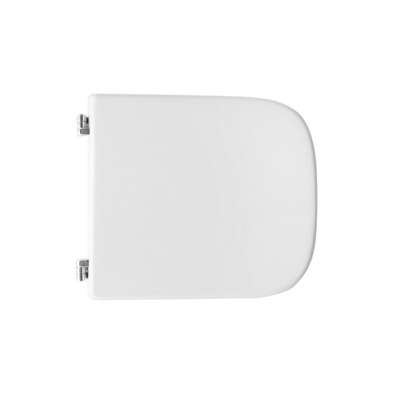 foto del prodotto sedile wc per vaso hidra colibri bianco in legno con cerniere tipo b fisse ricambio copriwater dianhydro
