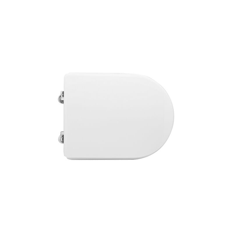 foto del prodotto sedile wc per vincenti vaso tipo forma 7 bianco cerniere a passanti dh