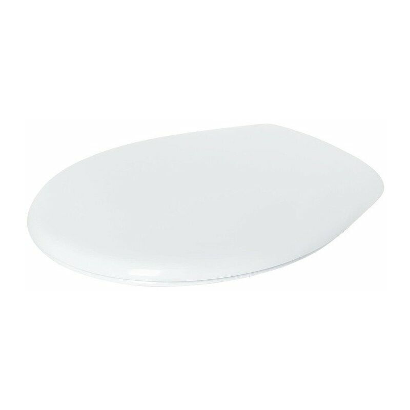 foto del prodotto sedile wc sanremo con coperchio, cerniere acciaio inox bianco ideal standard