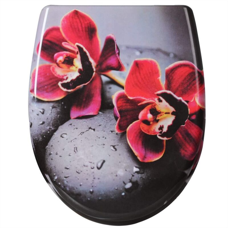 foto del prodotto sedile wc sedile wc a sgancio rapido con chiusura ammortizzata per bagno