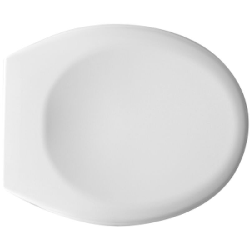 foto del prodotto sedile wc termoindurente mod. d051 doppia cerniera forma 1 bianco soft-close dh