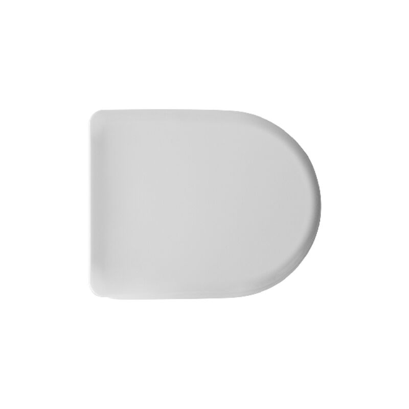 foto del prodotto sedile wc termoindurente mod. d061 doppia cerniera forma 7 bianco dh