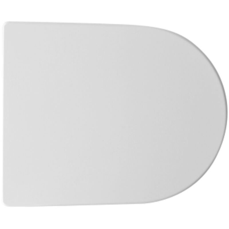 foto del prodotto sedile wc termoindurente mod. d121 doppia cerniera forma 7 bianco dh