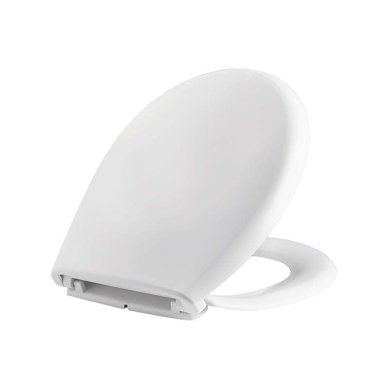 foto del prodotto sedile wc universale bianco con cerniere in pp modello boxer