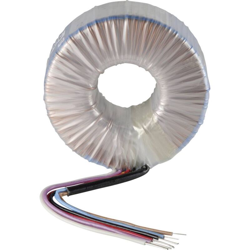 foto del prodotto sedlbauer 858251 trasformatore toroidale 1 x 230 v 2 x 12 v ac 15 va 0.625 a