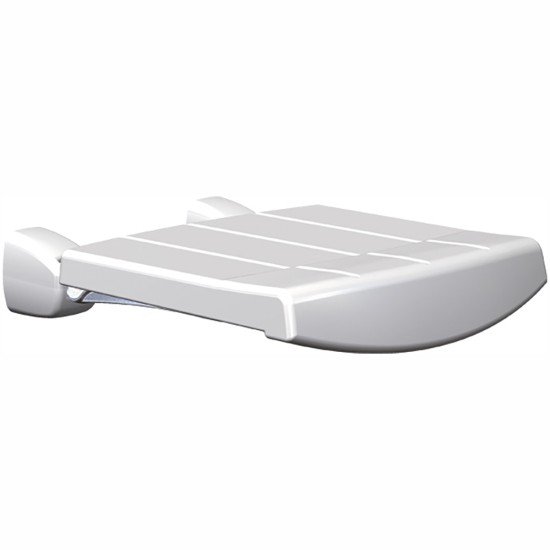 foto del prodotto seduta ribaltabile morbida da muro 43x52x11 cm bianco