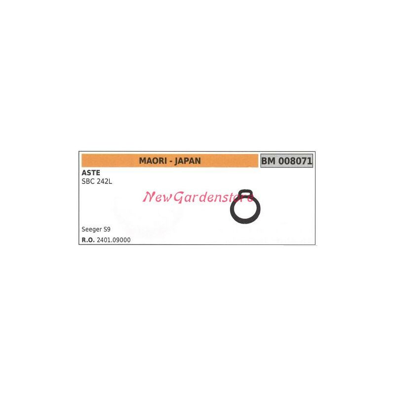 foto del prodotto seeger s9 coppia conica maori decespugliatore 008071