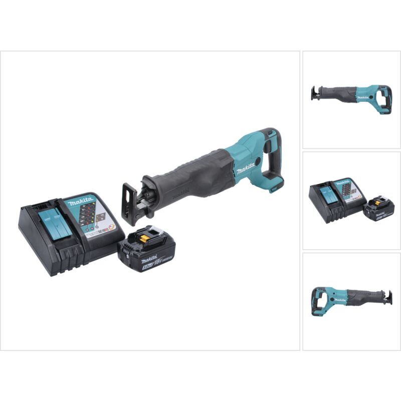 foto del prodotto sega a nastro a batteria makita djr 186 rt1 18 v 1x batteria 5,0 ah caricabatterie