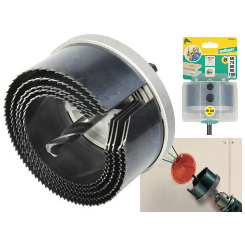 foto del prodotto sega a tazza 65 100 mm h 38 mm per muratura 8918000