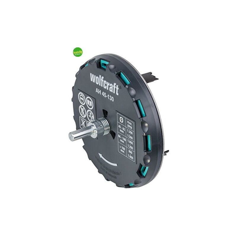 foto del prodotto sega a tazza regolabile per segare materiali di diversi diametri 45 130 mm 5978000 wolfcraft