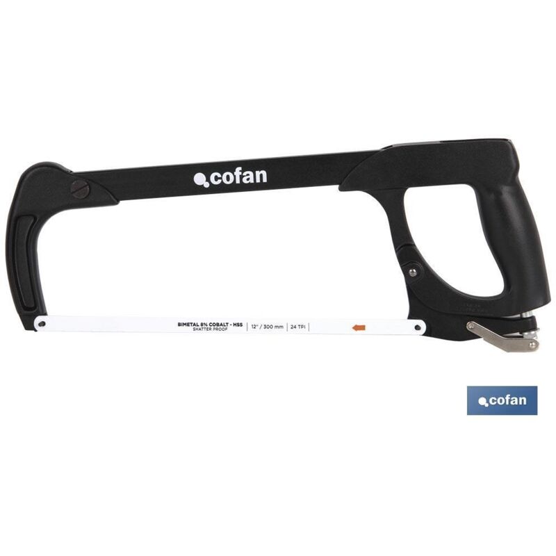 foto del prodotto sega ad arco con tensione regolabile in metallo