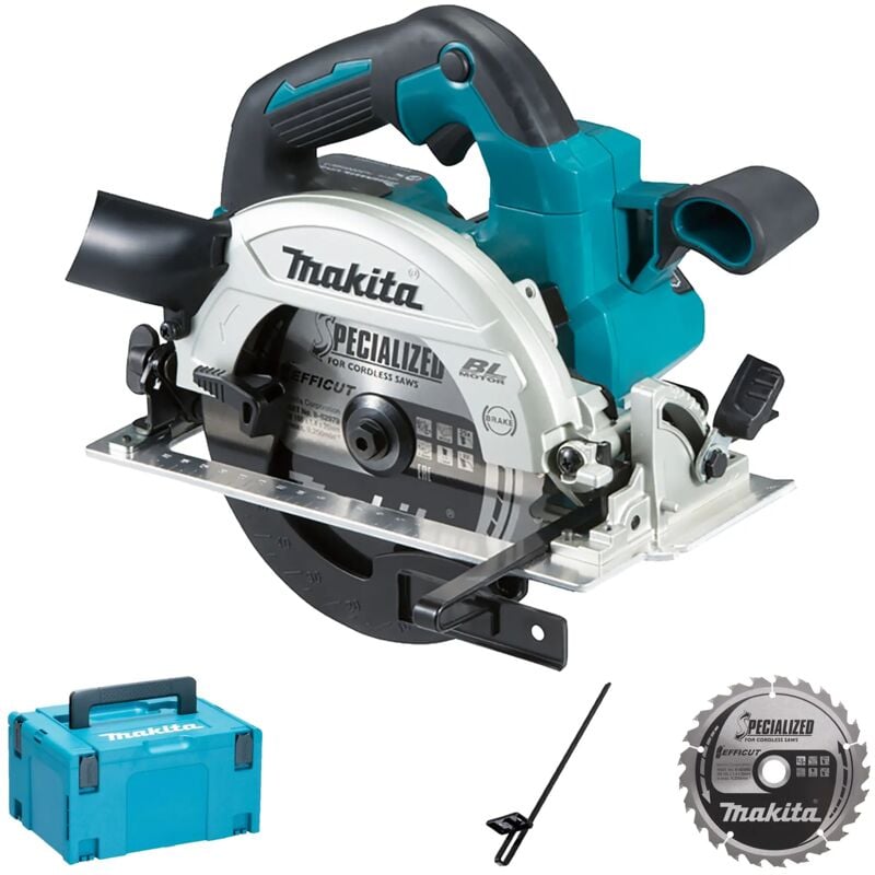 foto del prodotto sega circolare 18 v li ion 165 mm makita senza batteria n caricatore dhs660zj