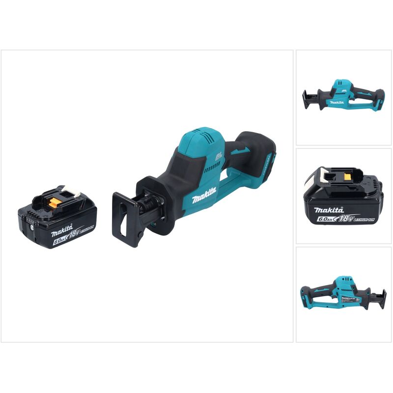 foto del prodotto sega circolare a batteria makita djr189g1 18v brushless 1x batteria 6,0ah senza caricabatterie