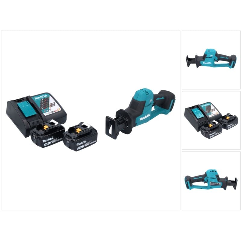 foto del prodotto sega circolare a batteria makita djr189rf 18v brushless 2x batterie 3,0 ah caricabatterie