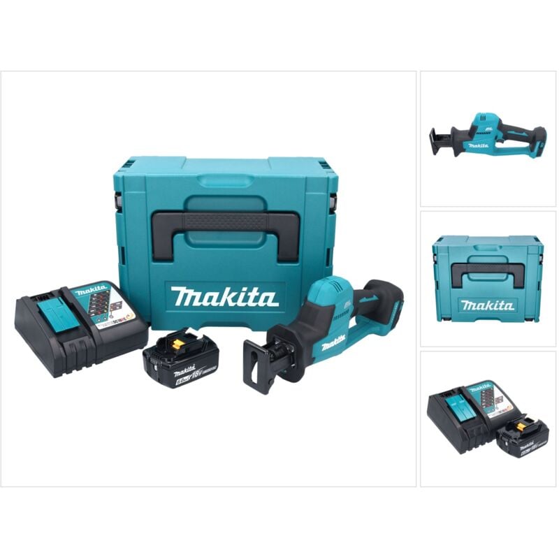 foto del prodotto sega circolare a batteria makita djr189rg1j 18v brushless 1x batteria 6,0ah caricatore valigetta makpac