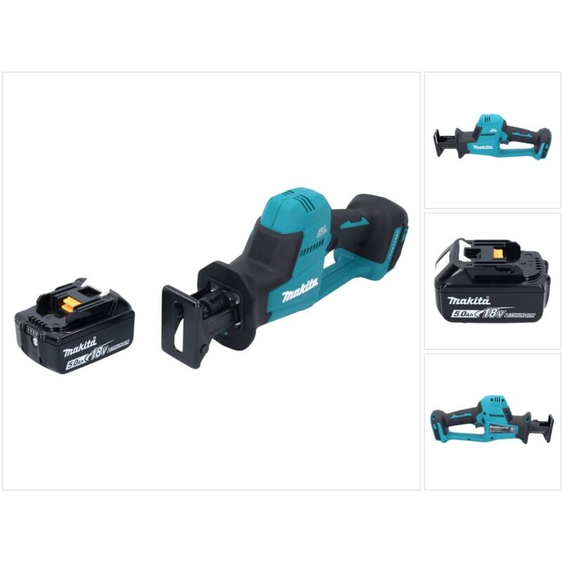 foto del prodotto sega circolare a batteria makita djr189t1 18v brushless 1x batteria 5,0 ah senza caricabatterie