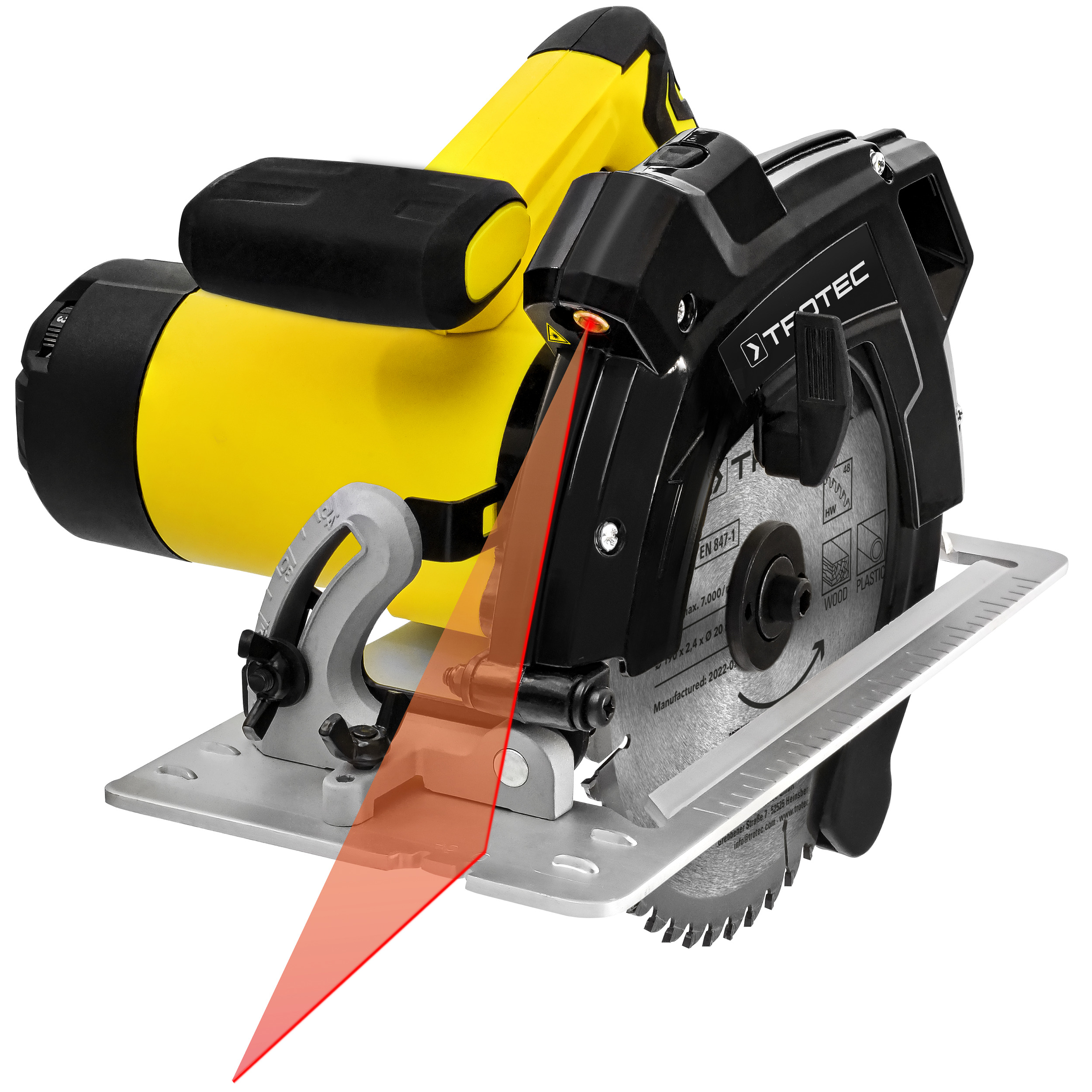 foto del prodotto sega circolare a mano pcss 10-1400